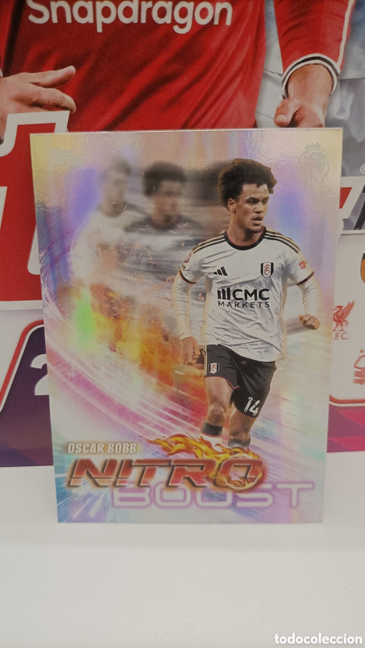 Cromos de Futebol: Oscar Bobb ( Fulham) Nitro Boost Topps Premier League 26/27
