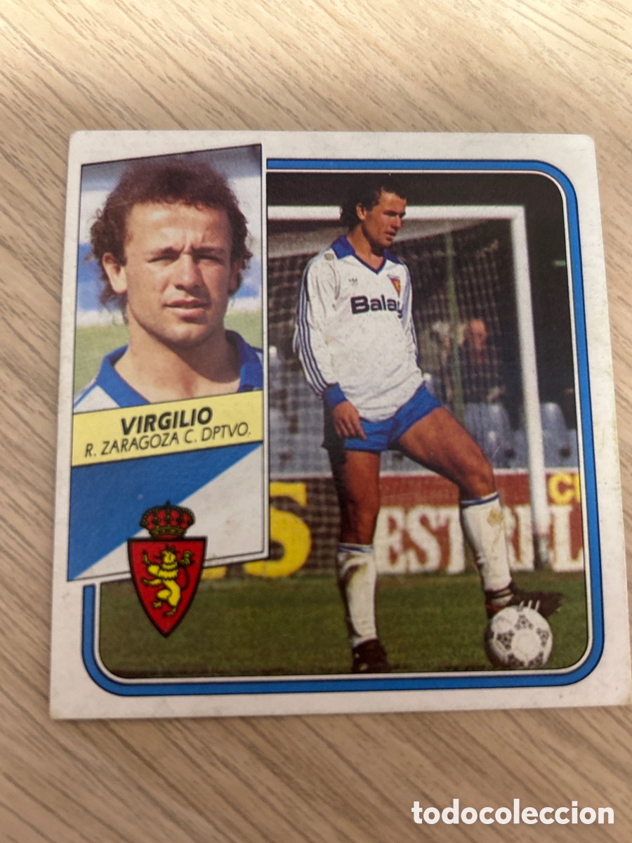 Cromos de Futebol: VIRGILIO REAL ZARAGOZA LIGA ESTE 1989 1990 89 90 SIN PEGAR NUNCA PEGADO