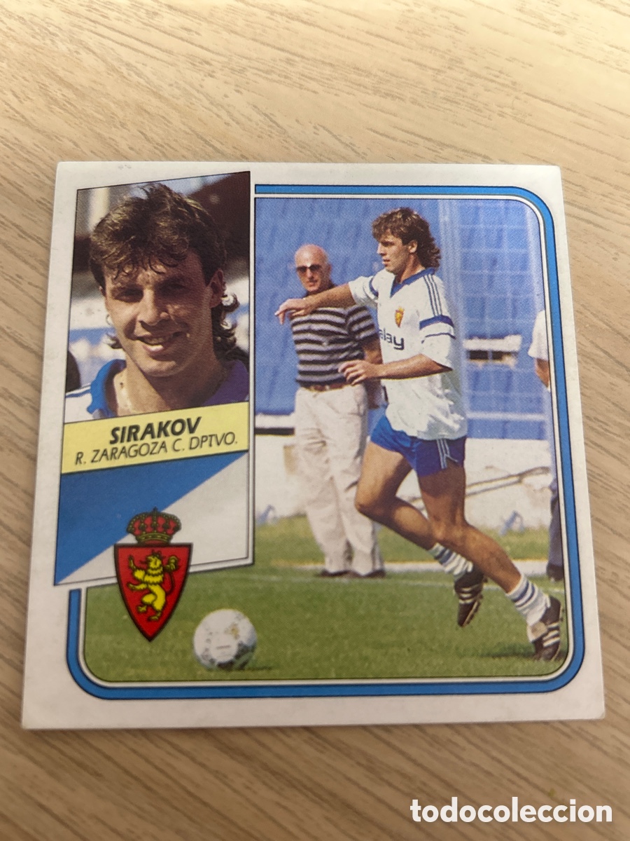 Cromos de Futebol: SIRAKOV REAL ZARAGOZA LIGA ESTE 1989 1990 89 90 SIN PEGAR NUNCA PEGADO
