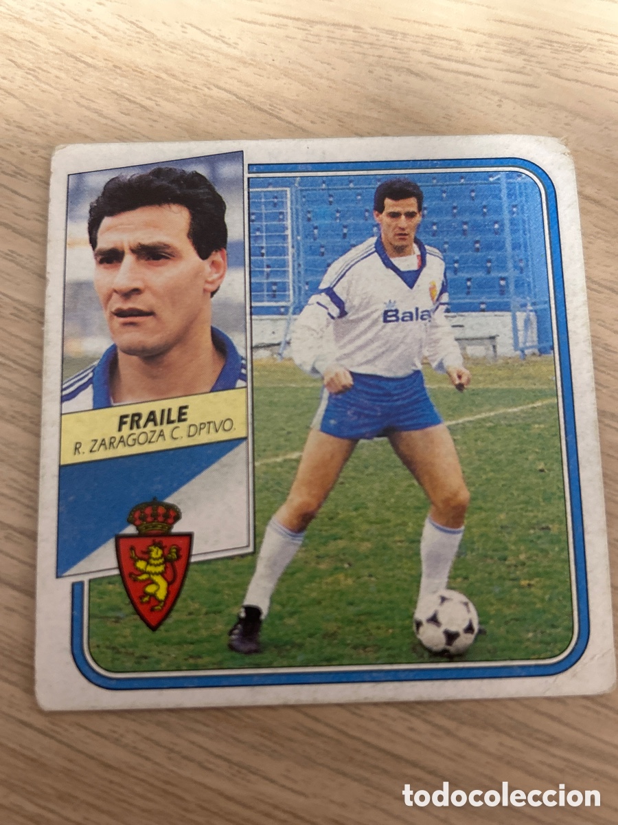 Cromos de Futebol: FRAILE REAL ZARAGOZA LIGA ESTE 1989 1990 89 90 SIN PEGAR NUNCA PEGADO