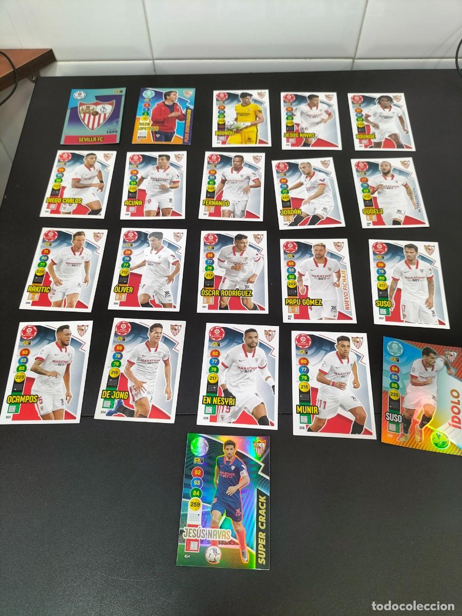 Cartes &agrave; collectionner de Football: Lote 21 cromos fichas Panini Adrenalyn 2020-2021 20-21 Sevilla C.F ( diferentes - incluye especiales