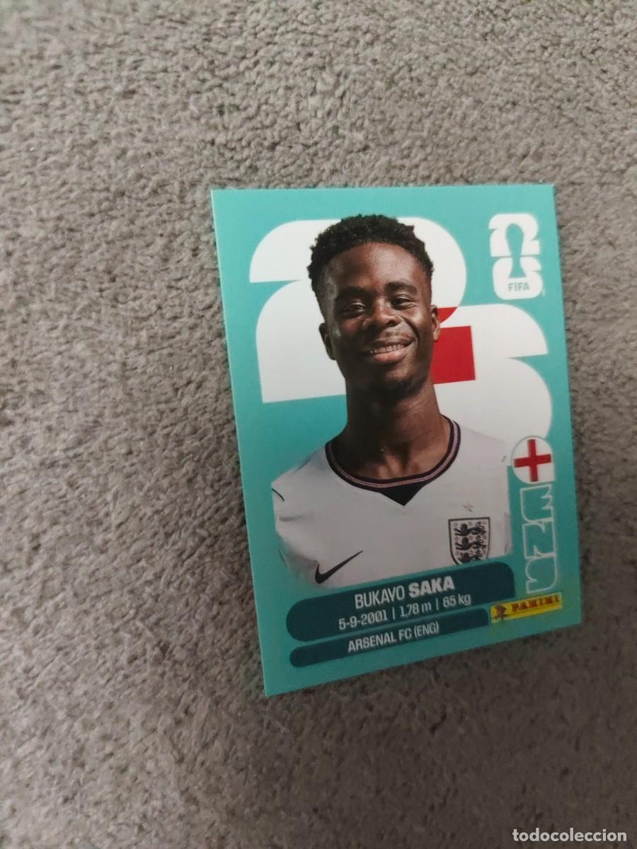 Cartes &agrave; collectionner de Football: ENG ENG17 17 MUNDIAL 2026 PANINI BUKAYO SAKA INGLATERRA 26 WORLD CUP STICKER PANINI FIFA AAZ