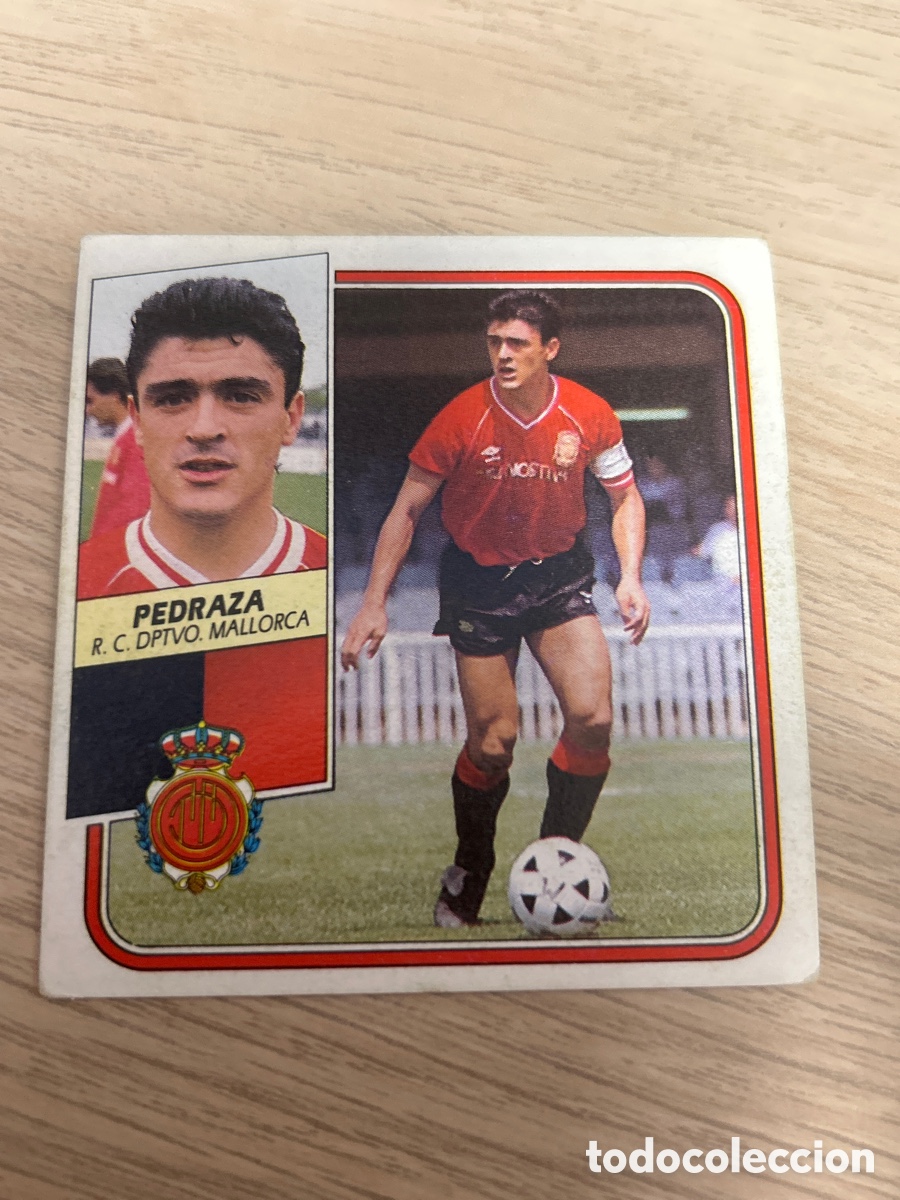 Cartes &agrave; collectionner de Football: PEDRAZA MALLORCA LIGA ESTE 1989 1990 89 90 SIN PEGAR NUNCA PEGADO