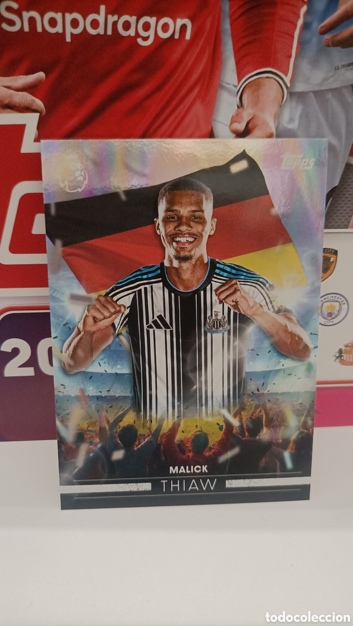 Cartes &agrave; collectionner de Football: Thiaw ( Newcastle) Topps Premier League 26/27