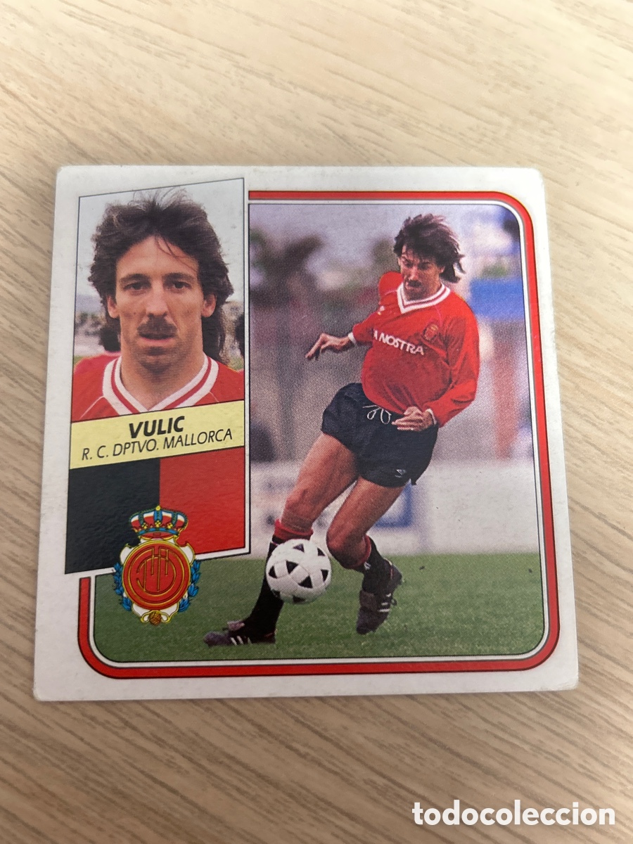 Cartes &agrave; collectionner de Football: VULIC MALLORCA LIGA ESTE 1989 1990 89 90 SIN PEGAR NUNCA PEGADO