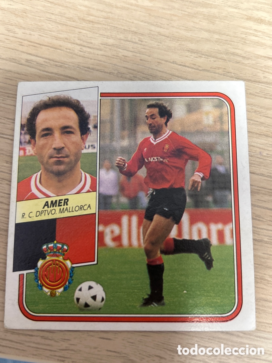 Cartes &agrave; collectionner de Football: AMER MALLORCA LIGA ESTE 1989 1990 89 90 SIN PEGAR NUNCA PEGADO