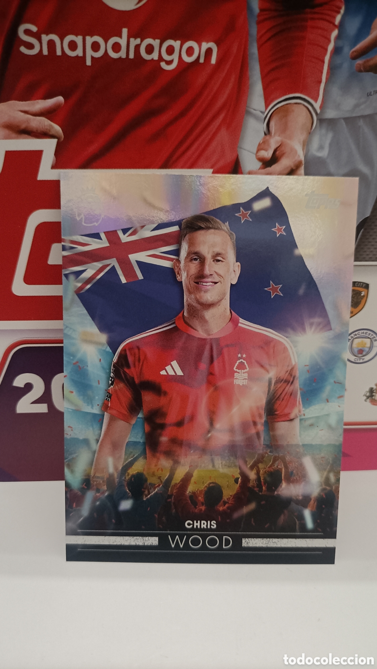 Cartes &agrave; collectionner de Football: Chris Wood ( Nottihgham Forest) Topps Premier League 26/27