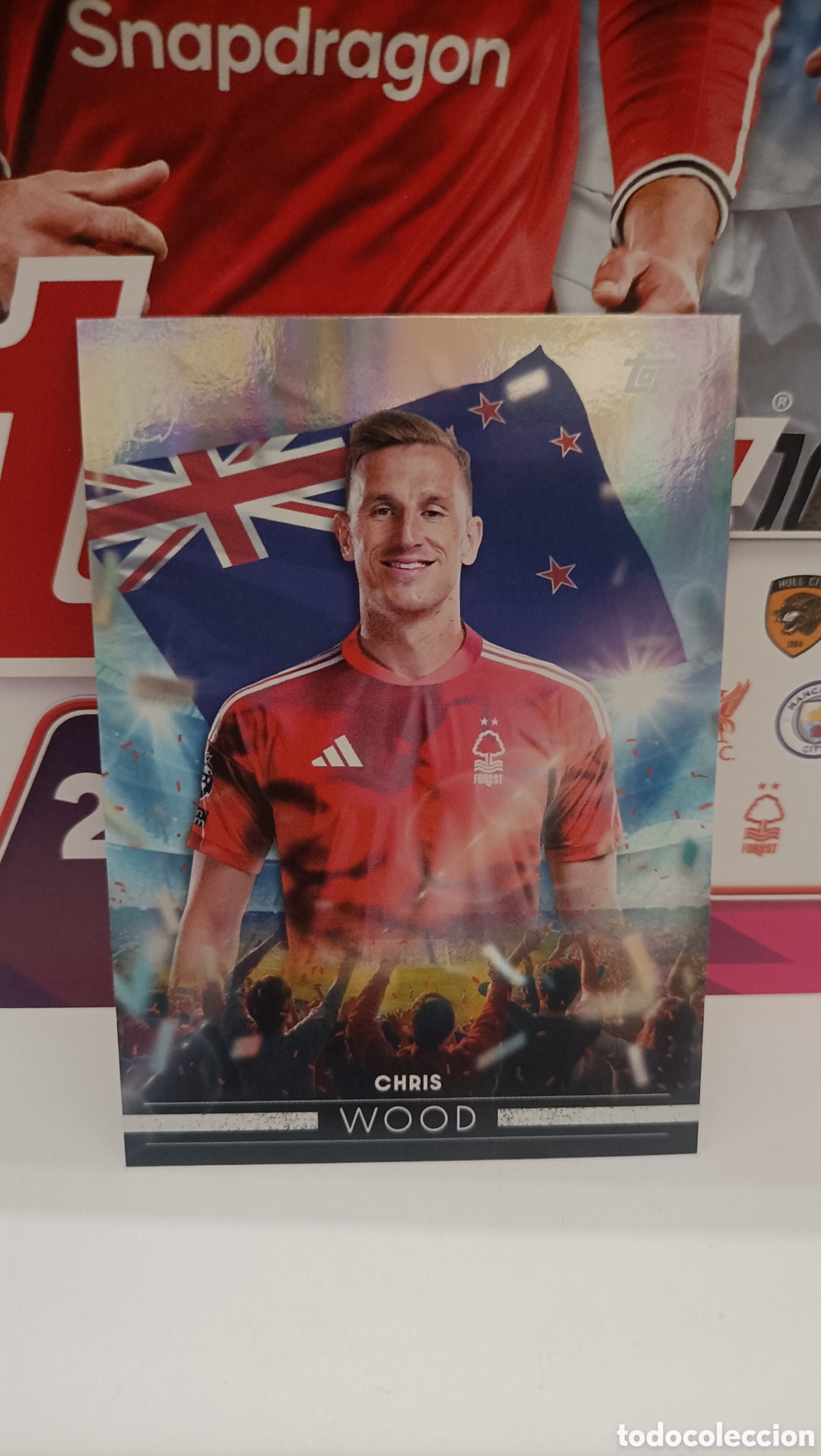 Cartes &agrave; collectionner de Football: Chris Wood (Nottihgham Forest) Topps Premier League 26/27