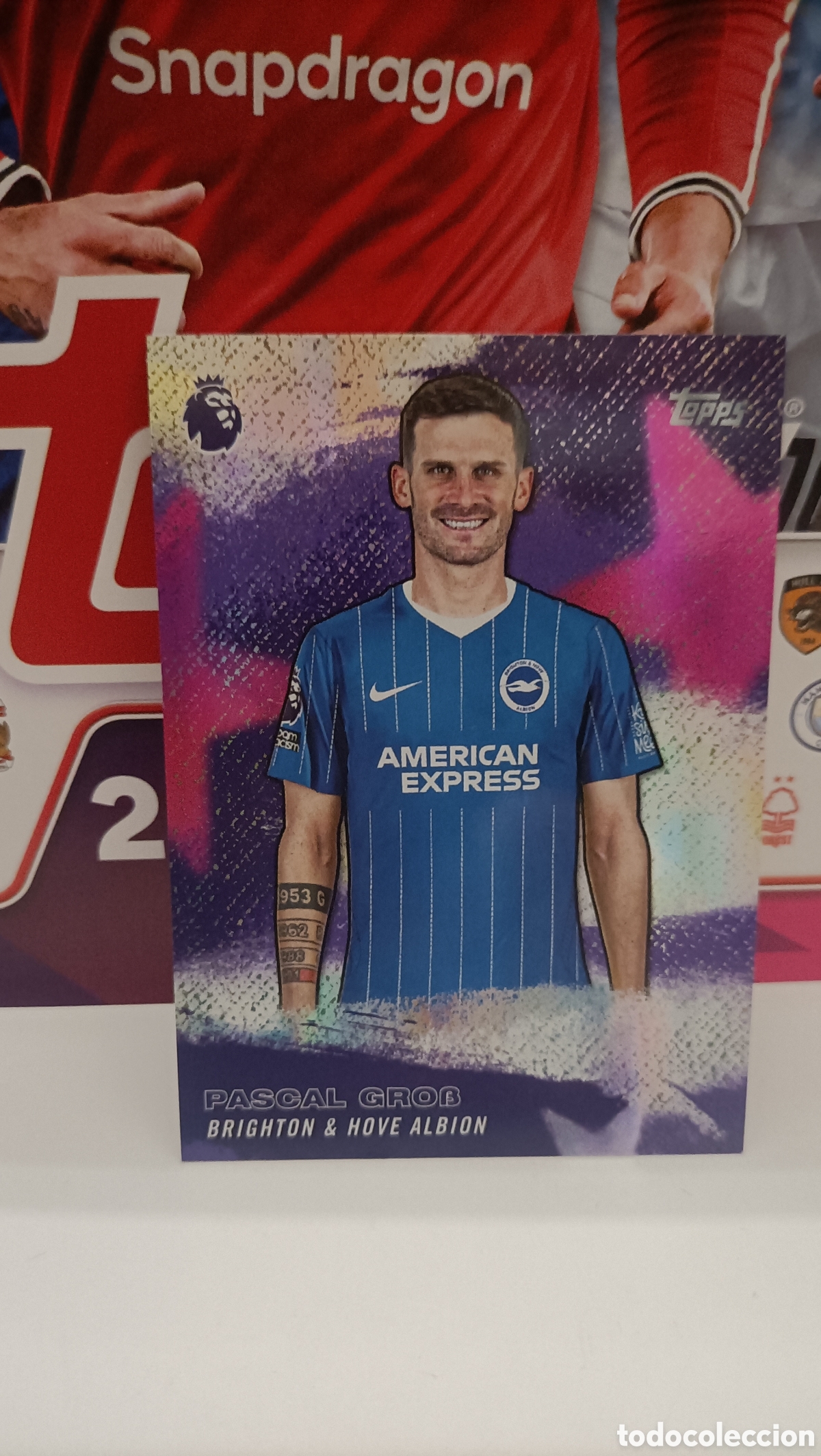 Cartes &agrave; collectionner de Football: Pascal Grob ( Brighton) Stars Premier League 26/27
