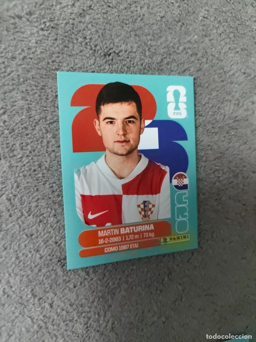 Cartes &agrave; collectionner de Football: CRO CRO11 11 MUNDIAL 2026 PANINI MARTIN BATURINA CROACIA 26 WORLD CUP STICKER PANINI FIFA AAZ