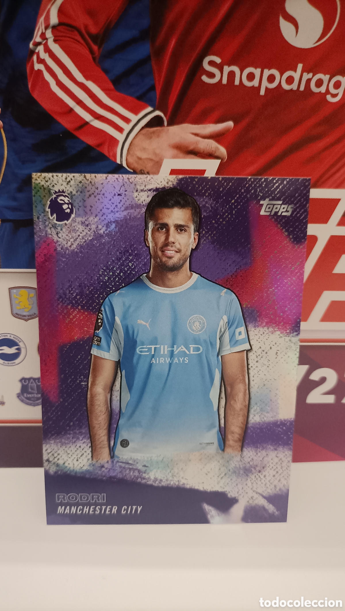 Cromos de Futebol: Rodri (Manchester City) Stars Topps Premier League 26/27