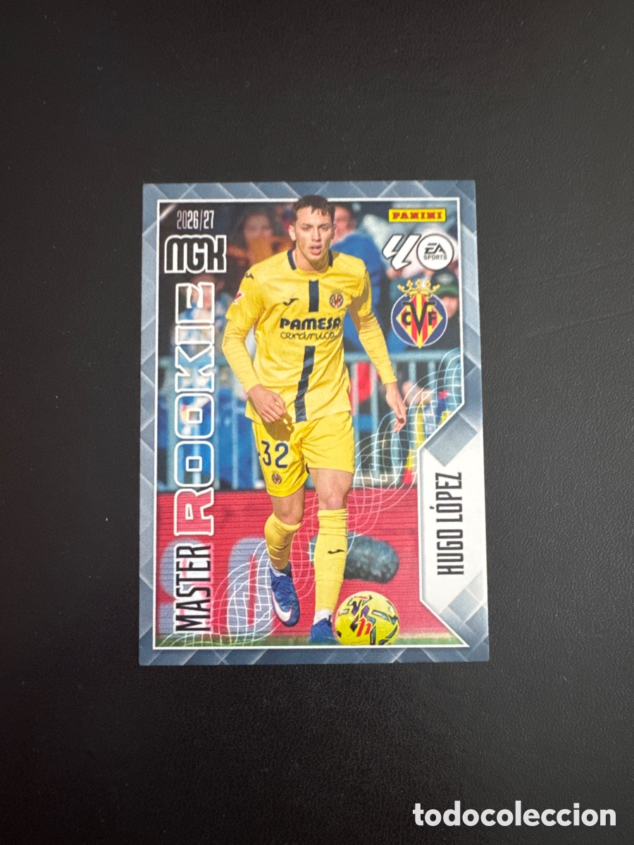 Cromos de Futebol: HUGO L&Oacute;PEZ MASTER ROOKIE NUMERO 412 MEGACRACKS 2026 2027