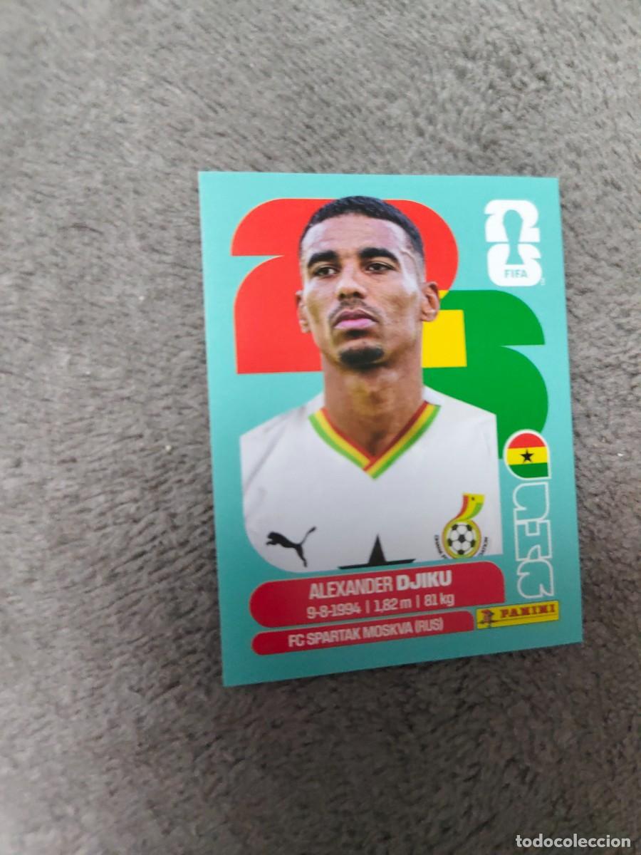 Cromos de f&uacute;tbol: GHA 6 GHA6 MUNDIAL 2026 PANINI ALEXANDER DJIKU GHANA 26 WORLD CUP STICKER PANINI FIFA AAZ