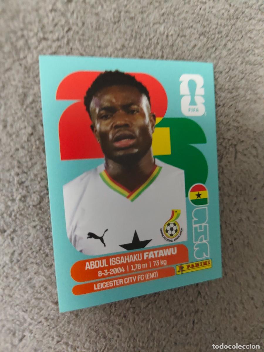 Fu&szlig;ball-Sticker: GHA 9 GHA9 MUNDIAL 2026 PANINI ABDUL ISSAHAKU FATAWU GHANA 26 WORLD CUP STICKER PANINI FIFA AAZ