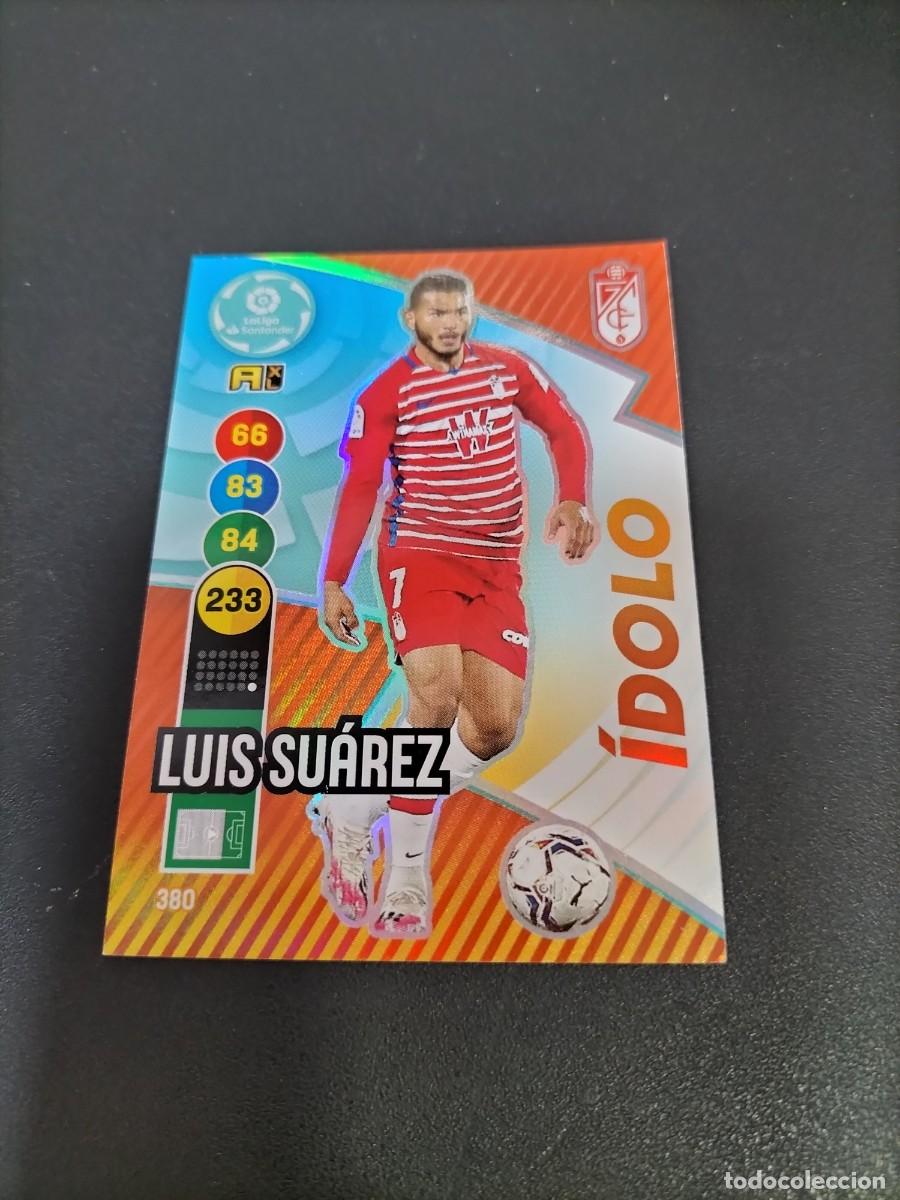 Fu&szlig;ball-Sticker: 1 CROMO FICHA PANINI ADRENALYN 20-21 2020-2021 GRANADA C.F 380 LUIS SU&Aacute;REZ ( IDOLO