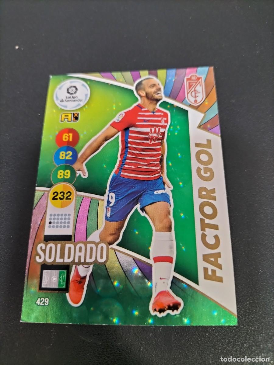 Fu&szlig;ball-Sticker: 1 CROMO FICHA PANINI ADRENALYN 20-21 2020-2021 GRANADA C.F 429 SOLDADO ( FACTOR GOL