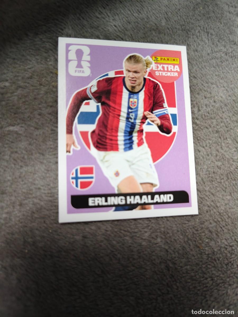 Figurine di Calcio: MUNDIAL 2026 PANINI HAALAND NORUEGA EXTRA BASE MORADO 26 WORLD CUP STICKER PANINI FIFA AAZ