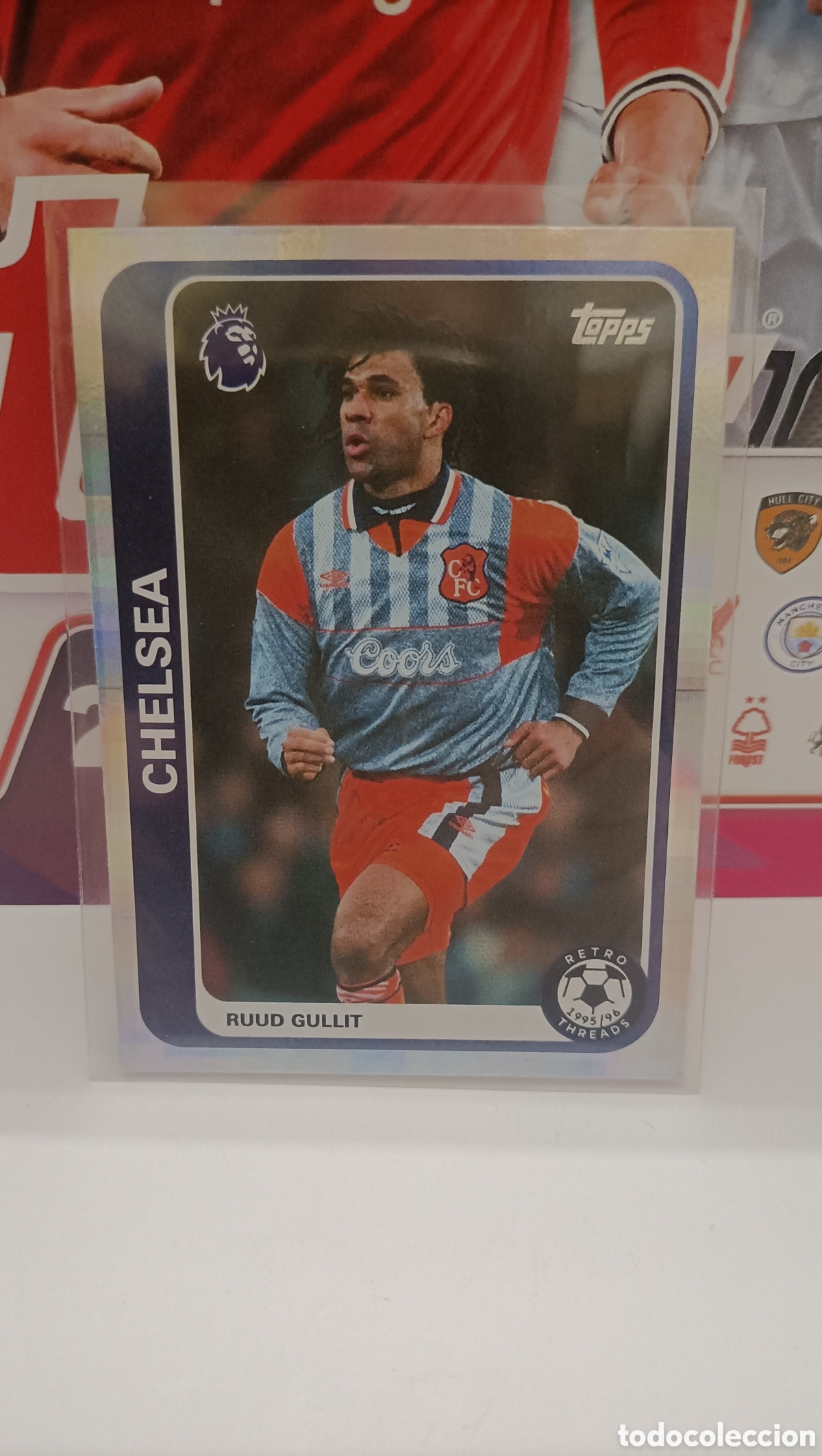 Football Stickers: Ruud Gullit (Chelsea) Retro Threads Topps Premier League 26/27