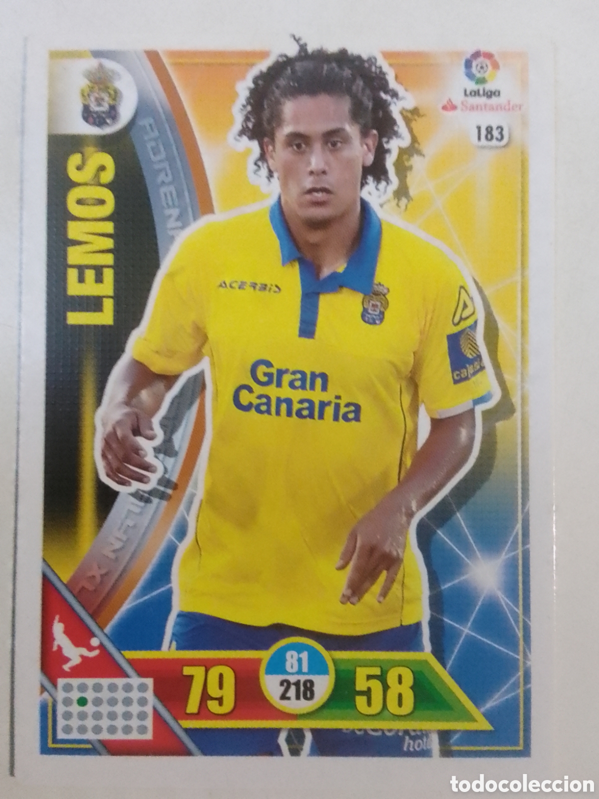 Cromos de Futebol: Adrenalyn XL 2016-17 n&deg; 183 Lemos &bull; Las Palmas.
