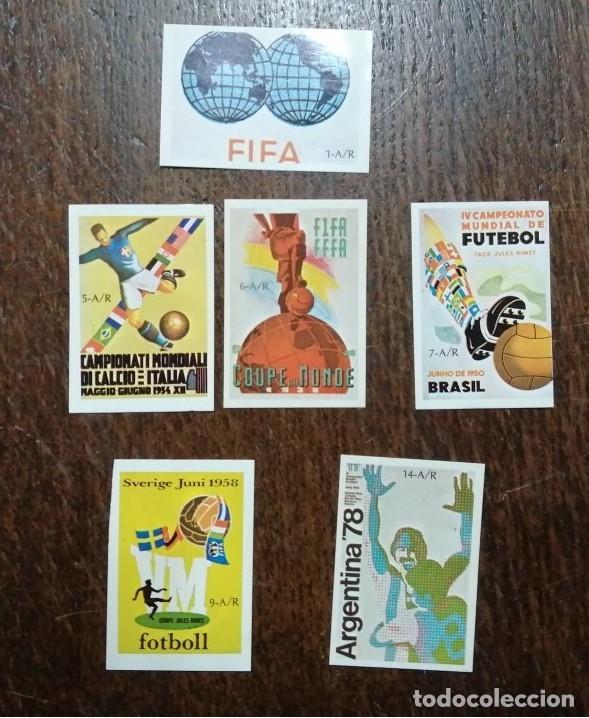 Football Stickers: MUNDIAL DE FUTBOL 1986 MEXICO REYAUCA CARTELES