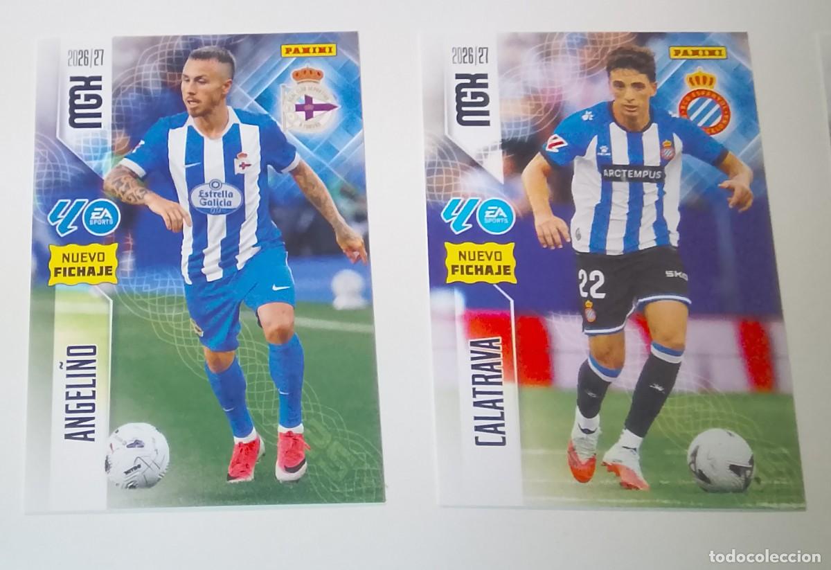 Fu&szlig;ball-Sticker: Megacracks mgk 26 27 2026 2027 nuevo fichaje angeli&ntilde;o y calatrava 471 454