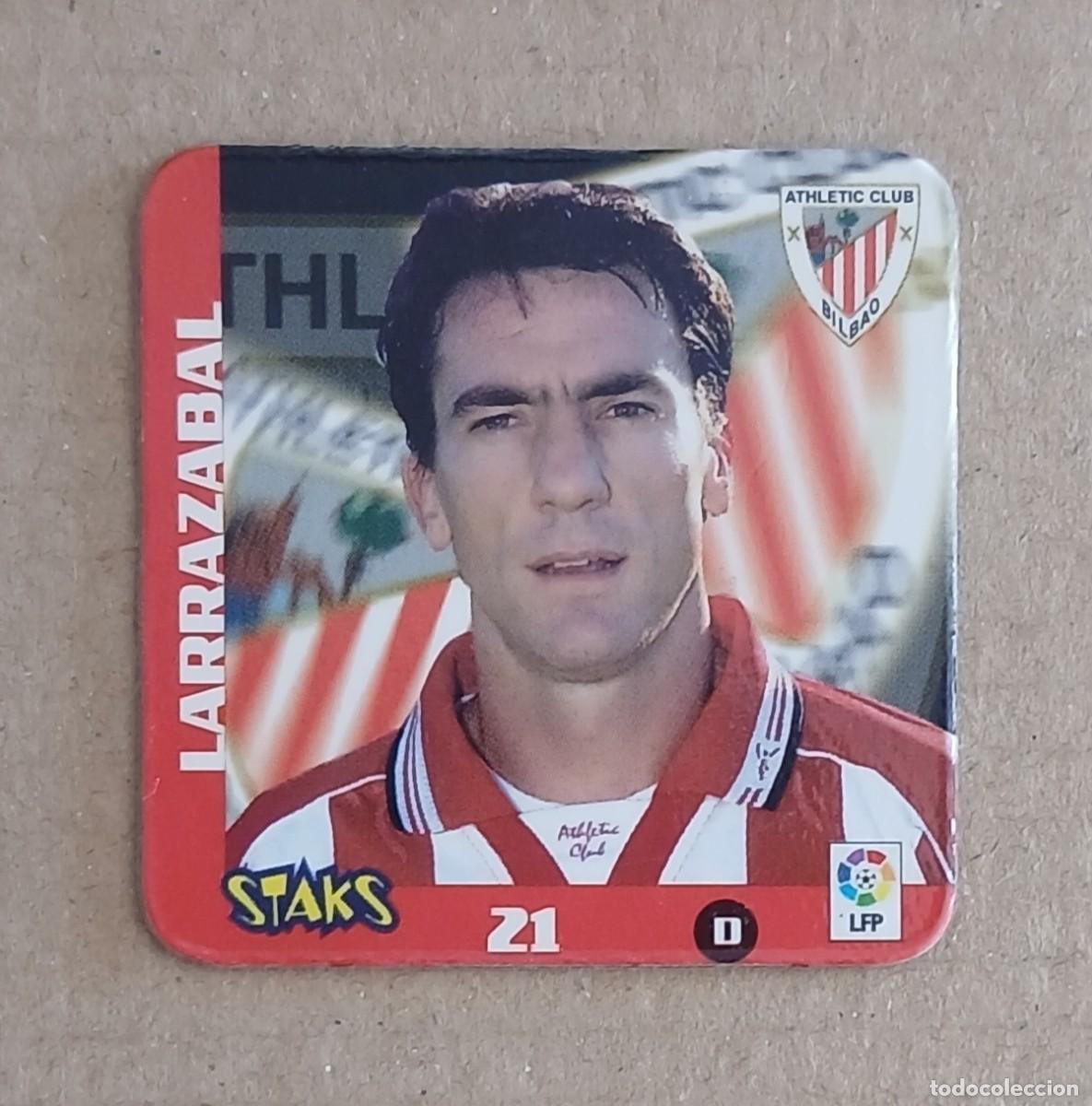Cromos de Futebol: STAK n&ordm; 21 LARRAZ&Aacute;BAL ATHLETIC DE BILBAO LIGA 2003-2004 DE PANINI.