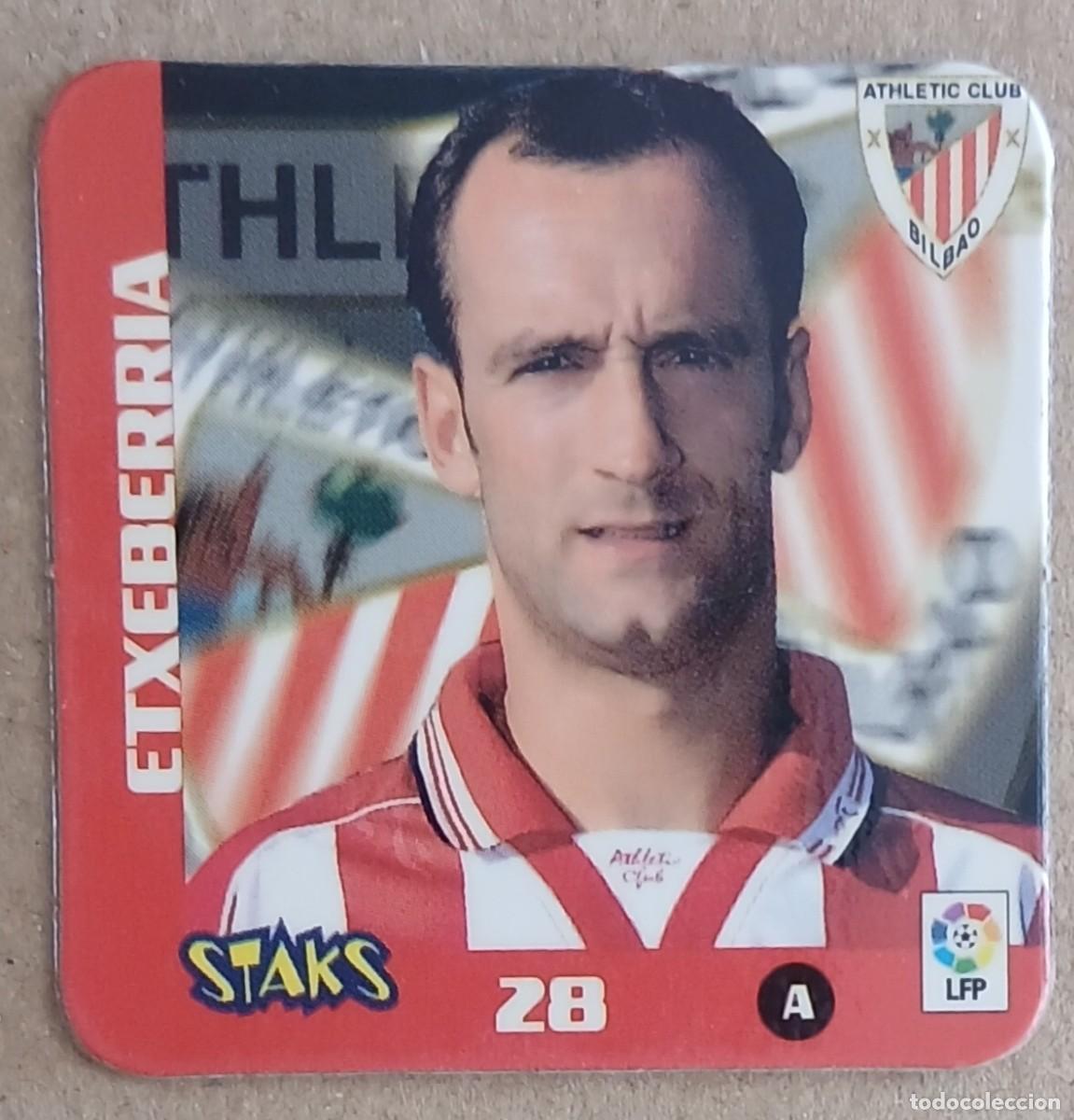 Football Stickers: STAK n&ordm; 28 ETXEBERR&Iacute;A ATHLETIC DE BILBAO LIGA 2003-2004 DE PANINI.