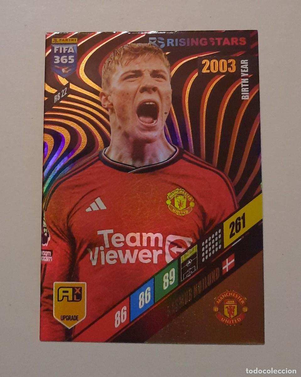 Cromos de Futebol: Rising Star Rasmus Hojlund #RS22 Manchester United 2024