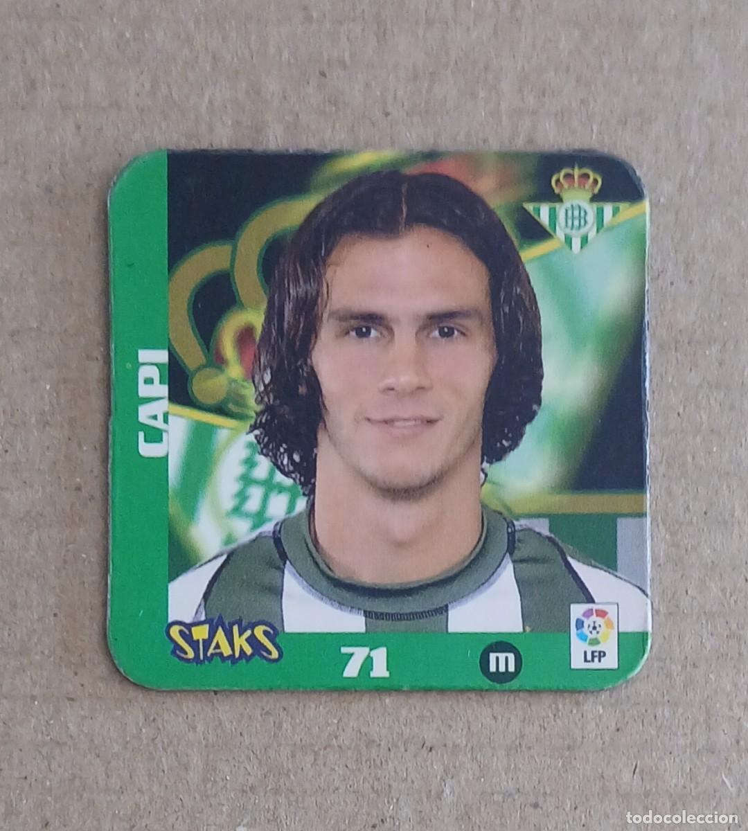 Cromos de Futebol: STAK n&ordm; 71 CAPI REAL BETIS LIGA 2003-2004 DE PANINI.