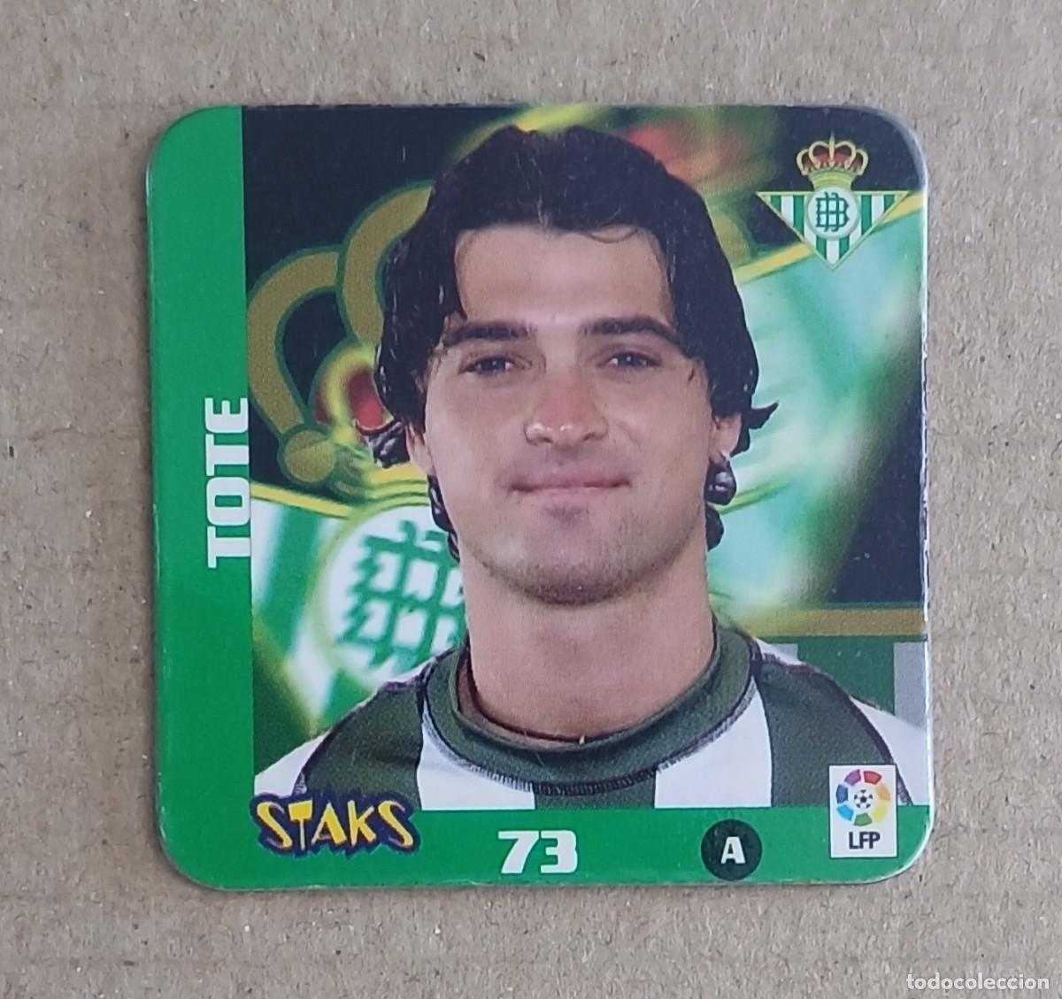 Cromos de Futebol: STAK n&ordm; 73 TOTE REAL BETIS LIGA 2003-2004 DE PANINI.