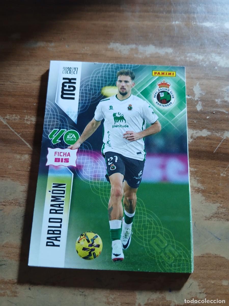 Fu&szlig;ball-Sticker: CARD MEGACRACKS TEMPORADA 26/27: FICHA BIS PABLO RAM&Oacute;N, N&deg; 277 BIS