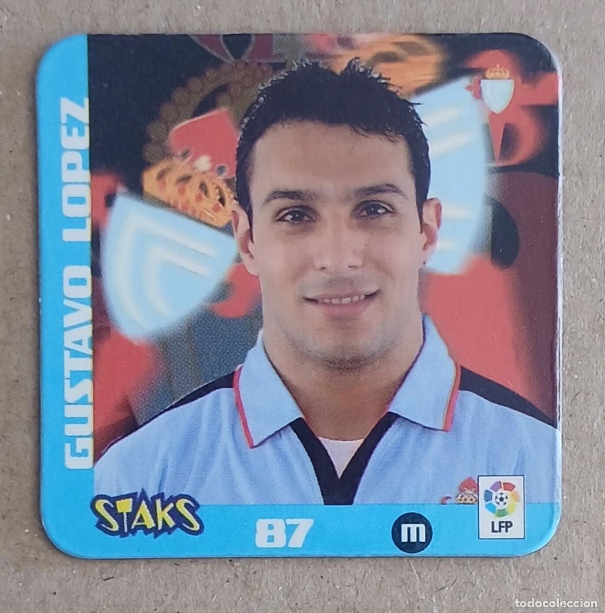 Football Stickers: STAK n&ordm; 87 GUSTAVO L&Oacute;PEZ CELTA DE VIGO LIGA 2003-2004 DE PANINI.