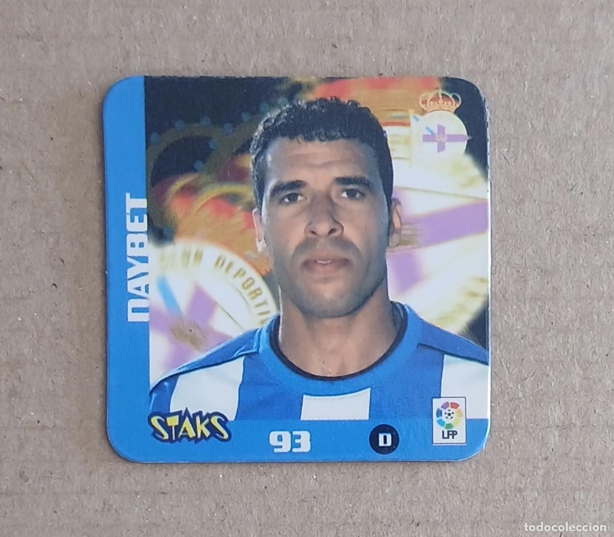 Football Stickers: STAK n&ordm; 93 NAYBET DEPORTIVO DE LA CORU&Ntilde;A LIGA 2003-2004 DE PANINI.