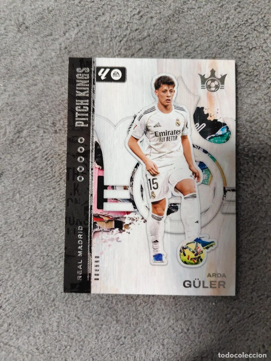Football Stickers: 9 PITCH KINGS LA LIGA 25 26 ARDA GULER REAL MADRID BASE PANINI 2025 2026 AAF