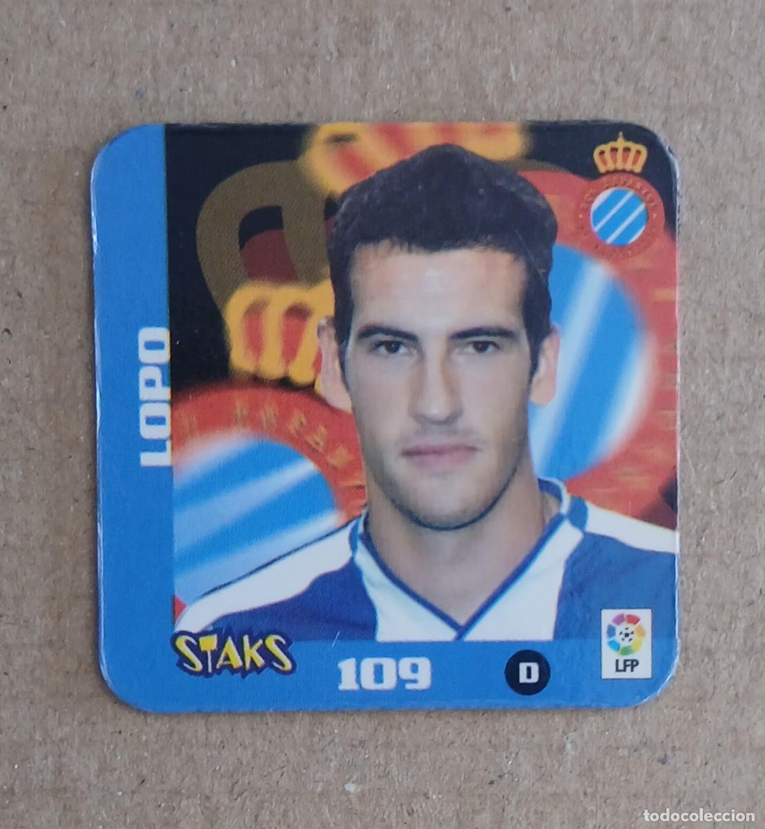 Fu&szlig;ball-Sticker: STAK n&ordm; 109 LOPO ESPANYOL LIGA 2003-2004 DE PANINI.
