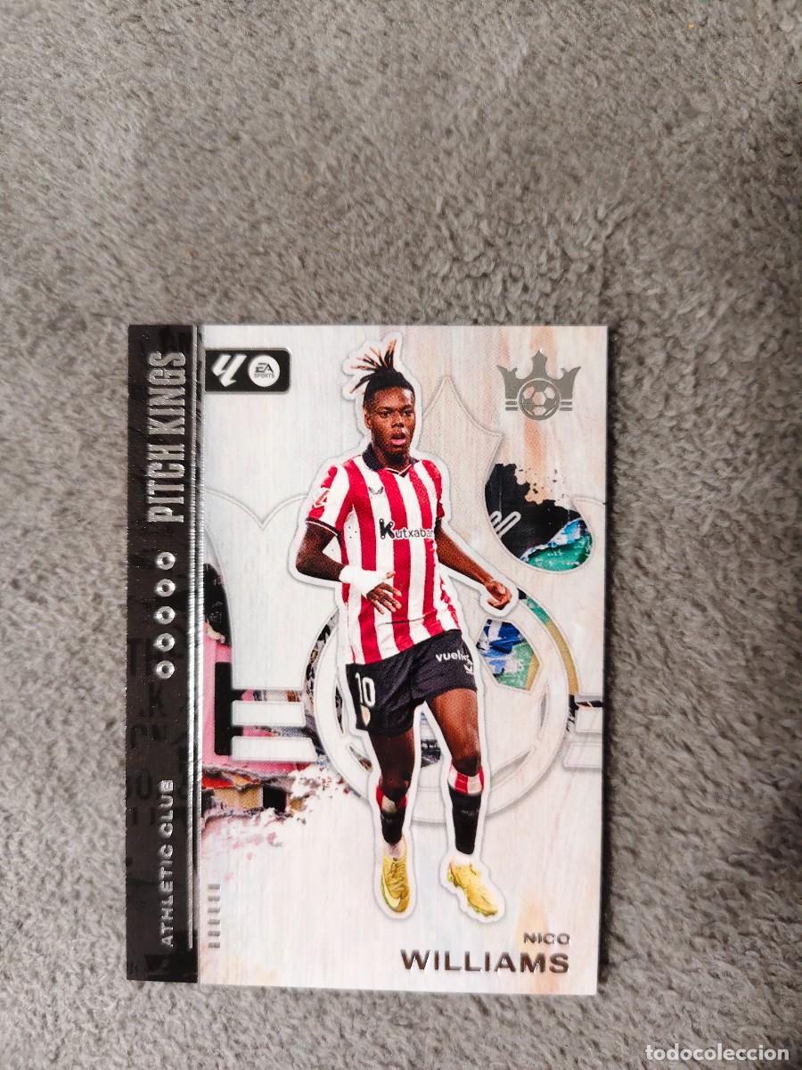Figurine di Calcio: 17 PITCH KINGS LA LIGA 25 26 NICO WILLIAMS ATHLETIC CLUB BASE PANINI 2025 2026 AAF