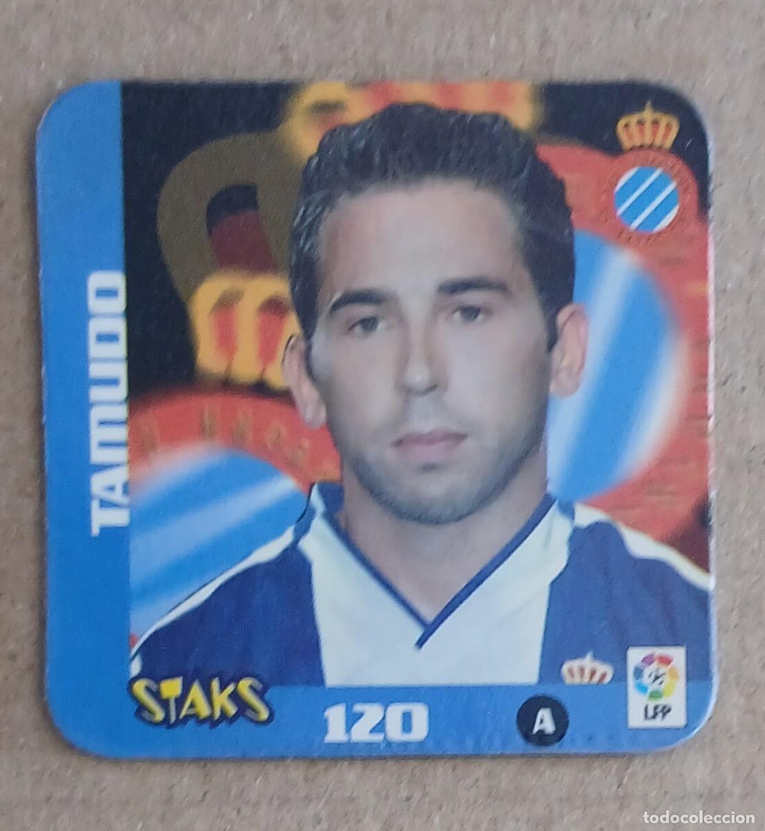 Figurine di Calcio: STAK n&ordm; 120 TAMUDO ESPANYOL LIGA 2003-2004 DE PANINI.