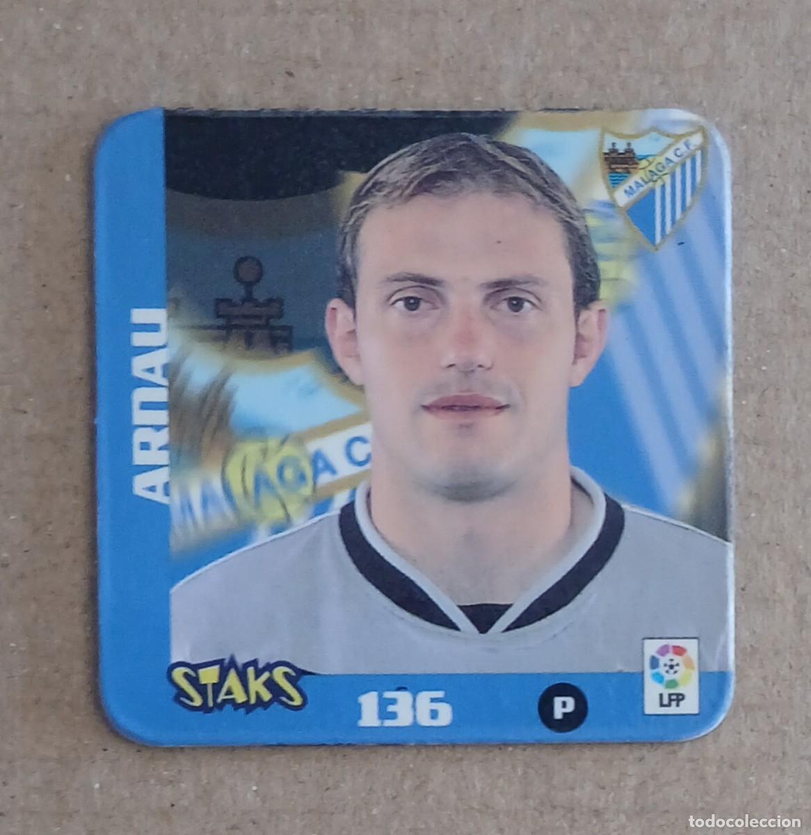 Football Stickers: STAK n&ordm; 136 ARNAU M&Aacute;LAGA LIGA 2003-2004 DE PANINI.