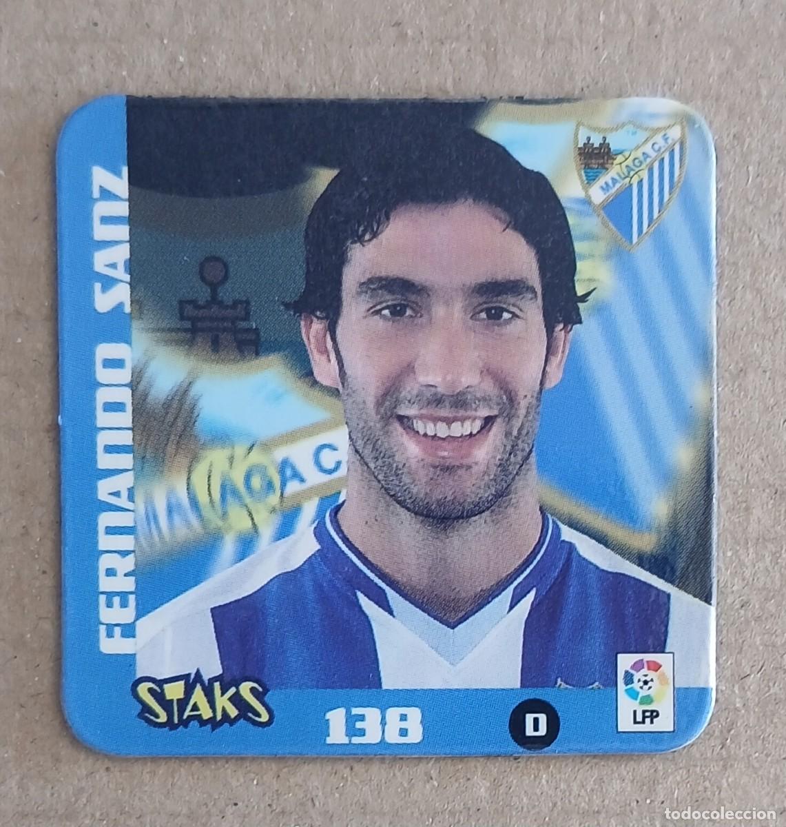 Football Stickers: STAK n&ordm; 138 FERNANDO SANZ M&Aacute;LAGA LIGA 2003-2004 DE PANINI.