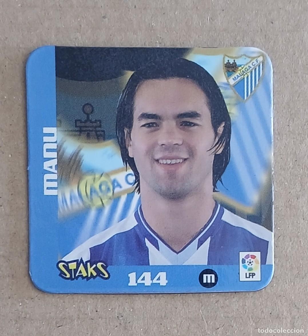 Cromos de f&uacute;tbol: STAK n&ordm; 144 MANU M&Aacute;LAGA LIGA 2003-2004 DE PANINI.