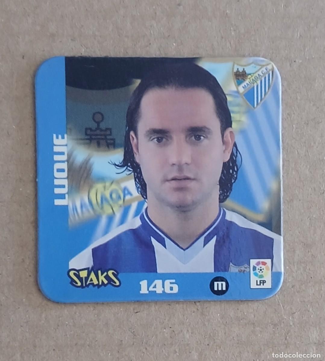 Football Stickers: STAK n&ordm; 146 LUQUE M&Aacute;LAGA LIGA 2003-2004 DE PANINI.