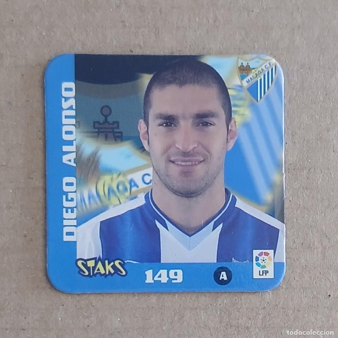 Football Stickers: STAK n&ordm; 149 DIEGO ALONSO M&Aacute;LAGA LIGA 2003-2004 DE PANINI.