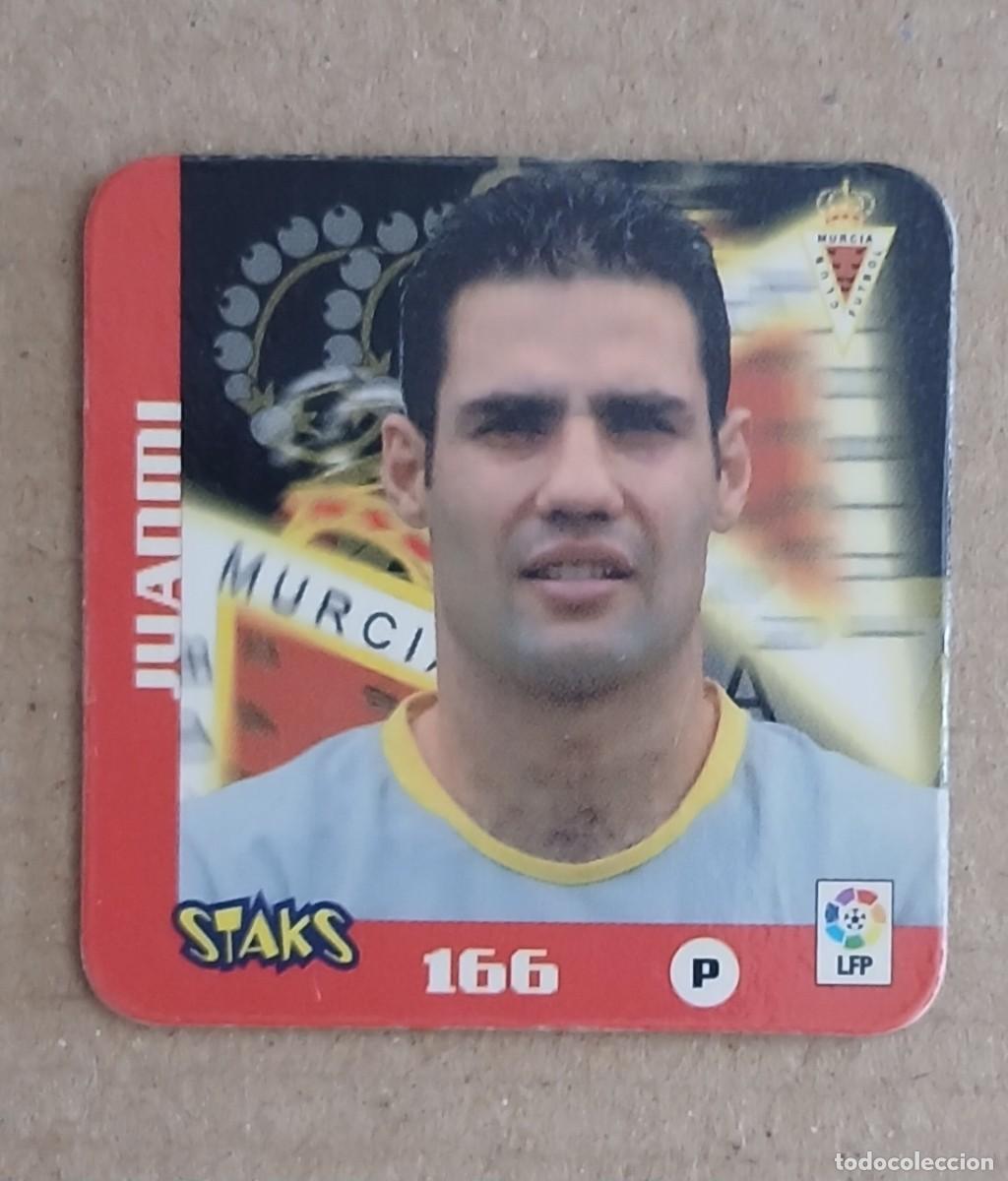 Football Stickers: STAK n&ordm; 166 JUANMI REAL MURCIA LIGA 2003-2004 DE PANINI.