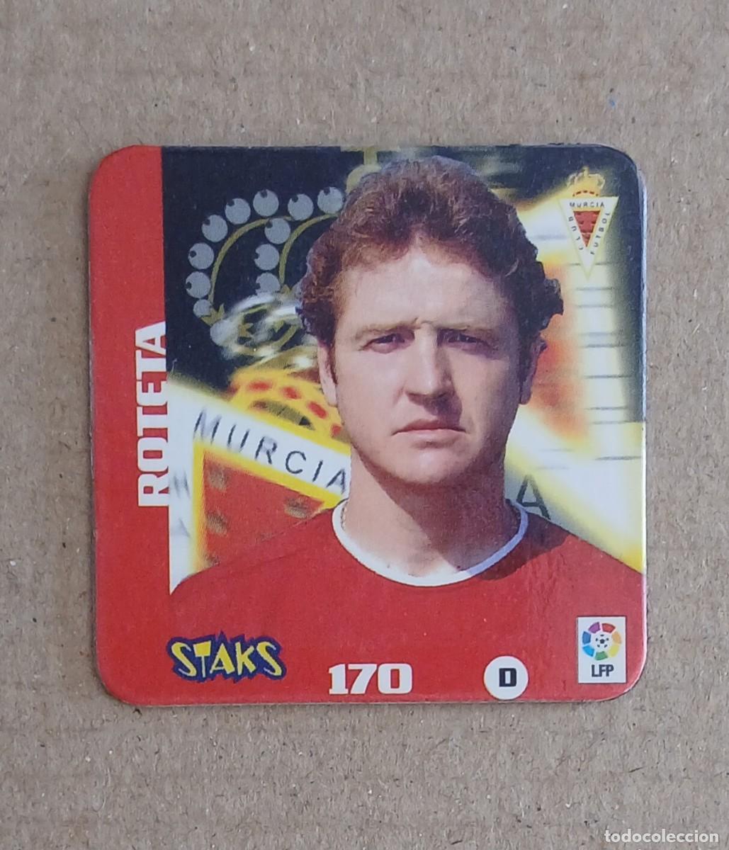 Figurine di Calcio: STAK n&ordm; 170 ROTETA REAL MURCIA LIGA 2003-2004 DE PANINI.