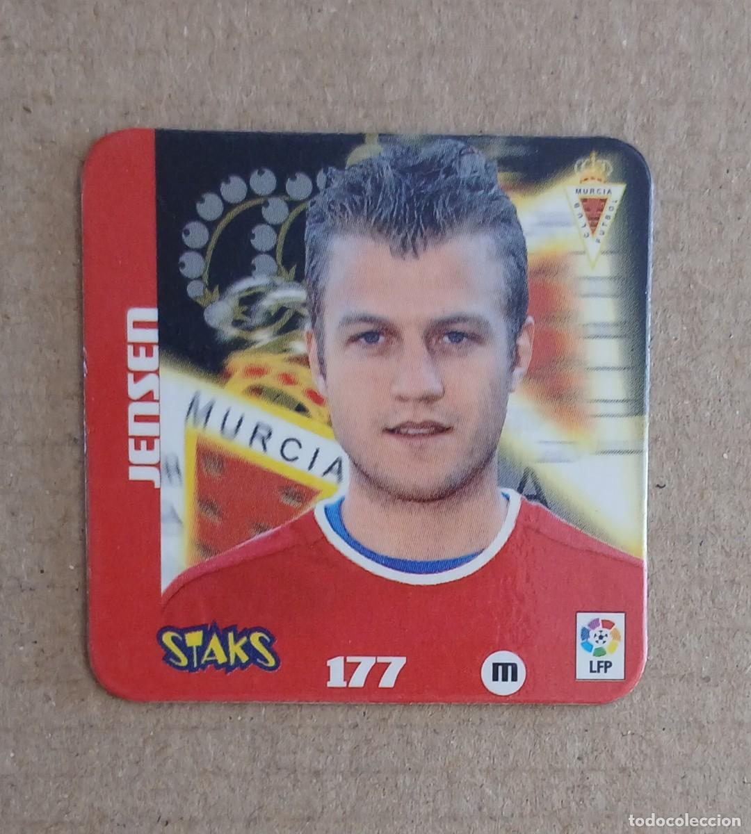 Cartes &agrave; collectionner de Football: STAK n&ordm; 177 JENSEN REAL MURCIA LIGA 2003-2004 DE PANINI.