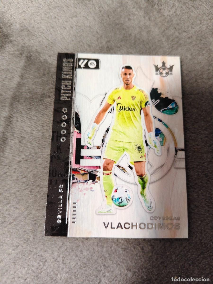 Cartes &agrave; collectionner de Football: 84 PITCH KINGS LA LIGA 25 26 ODYSSEAS VLACHODIMOS SEVILLA FC BASE PANINI 2025 2026 AAF