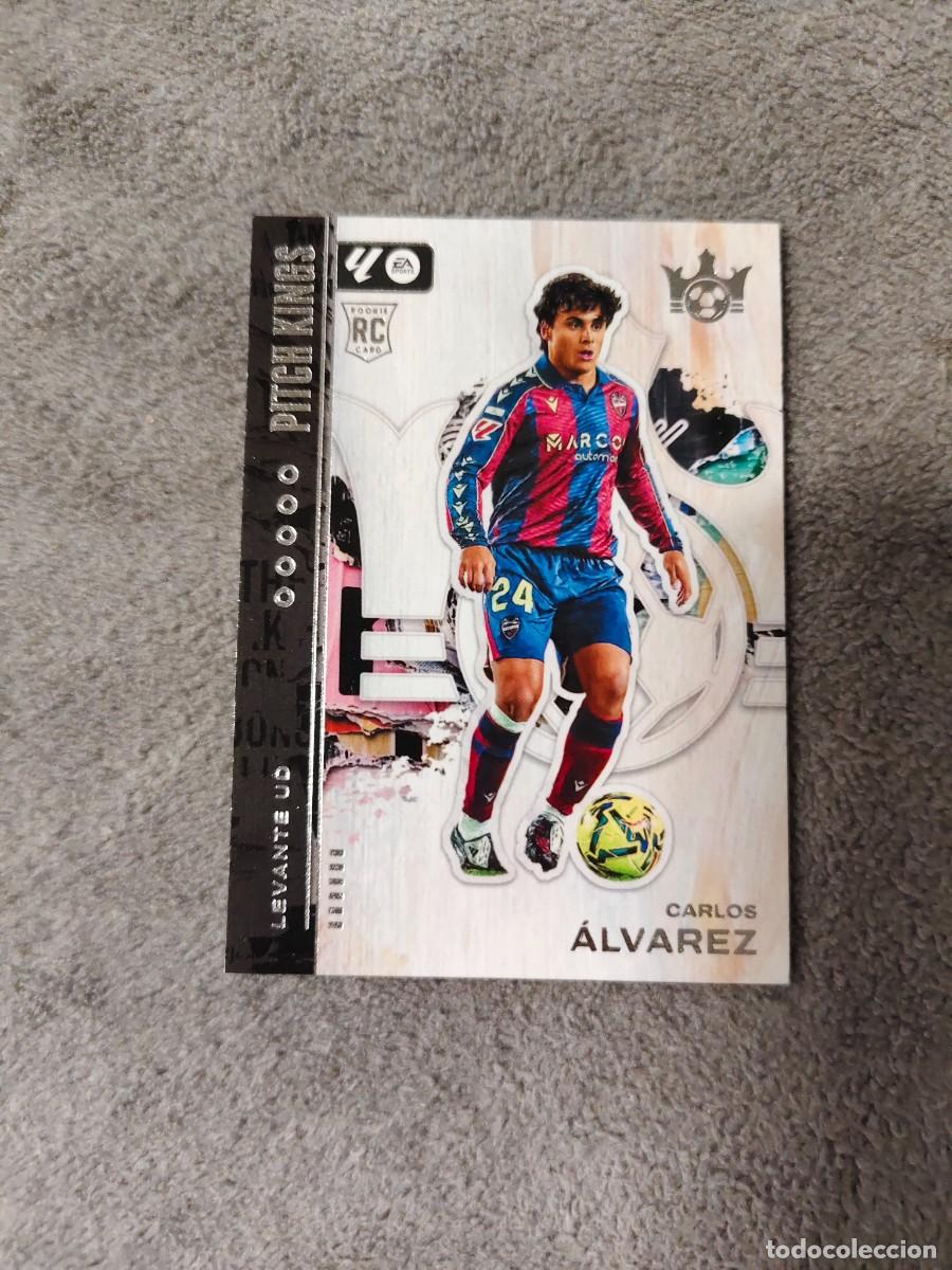 Cartes &agrave; collectionner de Football: 91 PITCH KINGS LA LIGA 25 26 CARLOS ALVAREZ LEVANTE UD BASE PANINI 2025 2026 AAF