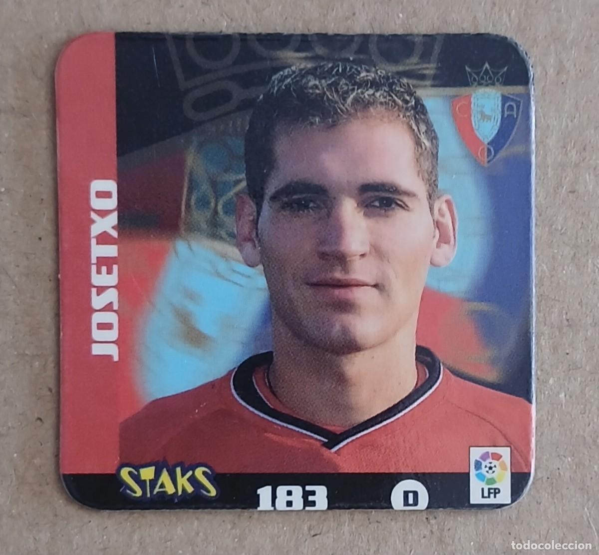 Cartes &agrave; collectionner de Football: STAK n&ordm; 183 JOSETXO OSASUNA LIGA 2003-2004 DE PANINI.