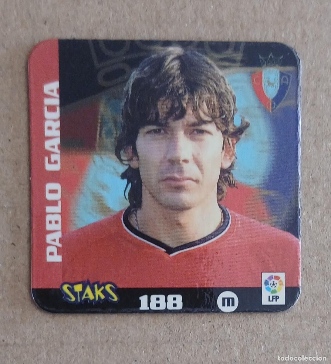 Cromos de f&uacute;tbol: STAK n&ordm; 188 PABLO GARC&Iacute;A OSASUNA LIGA 2003-2004 DE PANINI.
