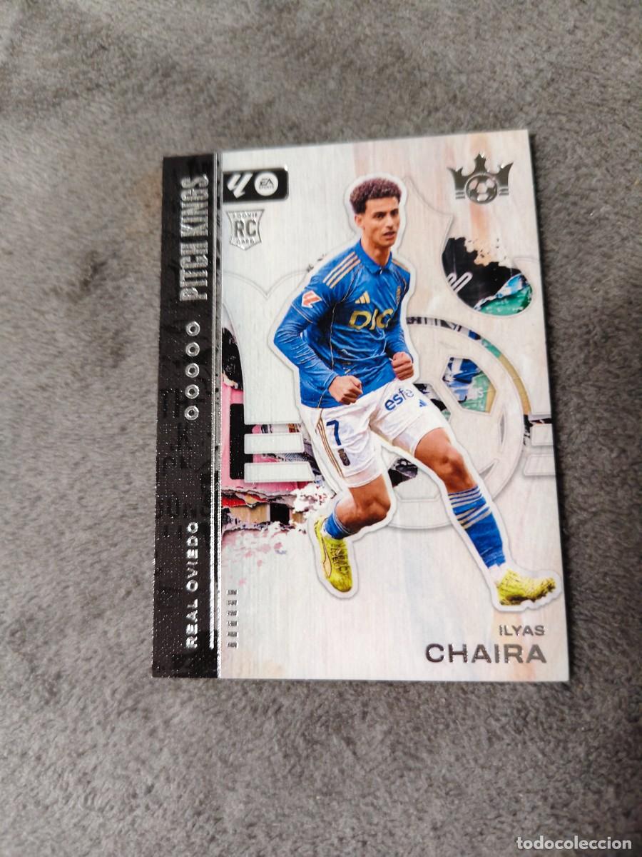Cromos de f&uacute;tbol: 96 PITCH KINGS LA LIGA 25 26 ILYAS CHAIRA REAL OVIEDO BASE PANINI 2025 2026 AAF
